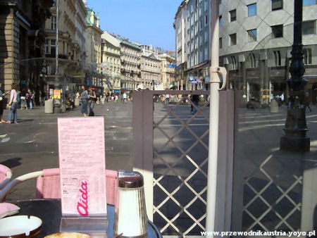 Kawiarnia w centrum Wiednia