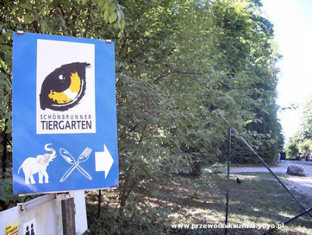 Wiedeń przejście z Schonbrunn do Ogrodu Zoologicznego Tiergarten