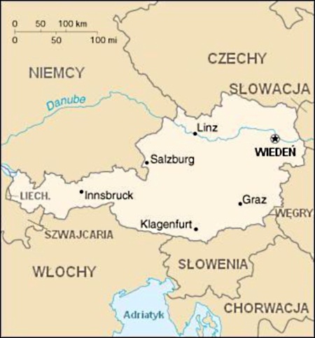 Austria Mapa