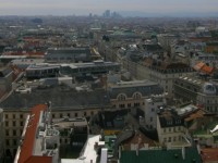Katedra Św. Szczepana w Wiedniu - widok z wieży