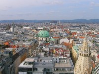 Katedra Św. Szczepana w Wiedniu - widok z wieży